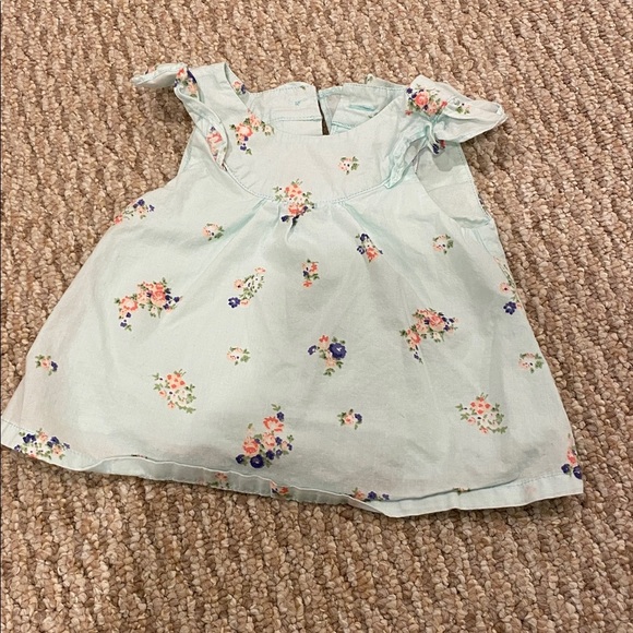 Janie and Jack 0 to 3 Months Baby Girl Floral Dress - Picture 3 of 5